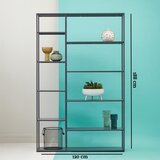 Premier Housewares Siv jeklen regal 120x188x30 cm Acero – | Shoptok.si
