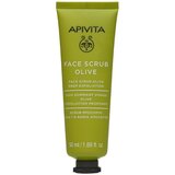 Apivita Face Scrub Olive piling za čišćenje lica 50 ml Cijene