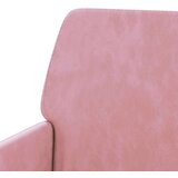 vidaXL Klop roza 108x79x79 cm žamet | Shoptok.si