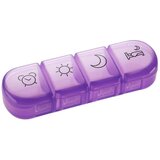 Mediblink Dnevna posodica za tablete Stela mini 4x/dan M019, vijolična | Shoptok.si