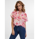 Orsay Pink Ladies Floral Blouse - Women Cene