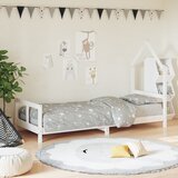 Maison Chic Otroški posteljni okvir - Otroški ležaj bel 80x200 cm trdna borovina-J2722, (21794232) | Shoptok.si