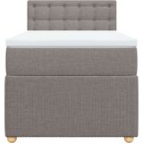  Krevet s oprugama i madracem smeđesivi 80x200 cm od tkanine | shoptok.hr