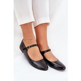 Boto Patent Ballerinas With Strap Black Arrivara | Shoptok.si