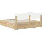  Okvir za krevet s uzglavljem Sonoma hrast 200 x 200 cm | shoptok.hr