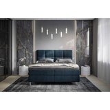 Esposa POSTELJA Z VZMETNICO 180 cm x 200 cm , tekstil temno modra | Shoptok.si