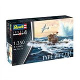 Revell maketa german submarine type vii C/41 Cene