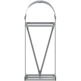  Držač za cjepanice svjetlosivi 40 x 45 x 100 cm pocinčani čelik | shoptok.hr