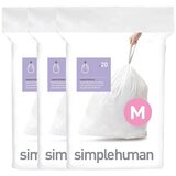 simplehuman Vrečke za smeti 60 ks z zateznim trakom 45 l M – | Shoptok.si