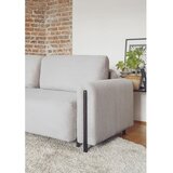 ELTAP Siva raztegljiva/s prostorom za shranjevanje sedežna garnitura iz rebrastega žameta 244 cm Arcadova – | Shoptok.si