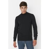 Trendyol Navy Blue Men's Slim Fit Half Turtleneck Basic Knitwear Sweater | Shoptok.si