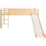  Dječji krevet na kat s toboganom i ljestvama borovina 97x208 cm | shoptok.hr