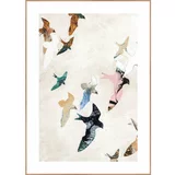 Malerifabrikken Slika 30x40 cm Abstract Birds – Malerifabrikken