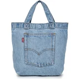 Ročne torbice MINI BACK POCHET TOTE Modra