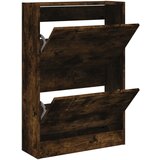vidaXL Omarica za čevlje dimljeni hrast 60x21x87,5 cm inženirski les, (21025212) Cene