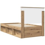  Okvir za krevet Umjetnička hrastovina 75 x 190 cm | shoptok.hr