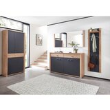 XORA omara za čevlje barve grafita, hrast artisan | Shoptok.si