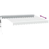 Tenda na automatsko uvlačenje antracit i bijela 350x250 cm | Eponuda.com