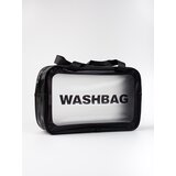 Shelvt Women's cosmetic bag transparent black | shoptok.hr