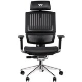 Thermaltake CyberChair E500 Gaming stolica, Mesh/mrežasti,Crna boja, podesivi naslonjači za ruke | Eponuda.ba