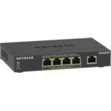 Netgear GS305Pv3 Neupravljan Gigabit Ethernet (10/100/1000) Podpora za napajanje preko Etherneta (PoE) Črna | Shoptok.si