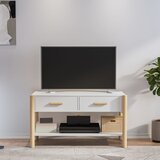 vidaXL TV omarica bela 82x38x45 cm inženirski les Cene
