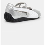 Puma Kožne balerinke Speedcat Ballet boja: srebrna, 401581 | shoptok.hr