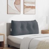  Jastuk za leđa Tamno siva 100 x 24 x 50 cm Baršun | shoptok.hr