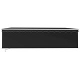 vidaXL Ročno zložljiva tenda s senčilom 5x3 m antracitna | Shoptok.si