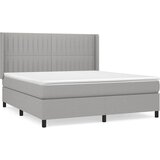  box spring s madracem svjetlosiva 160x200 cm tkanina | shoptok.hr