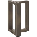  Noge za klub stolić T-oblika 2 kom Crne 38x25x(42-43) cm Čelik | shoptok.hr