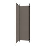 Sobna pregrada s 3 panela antracit 150 x 200 cm od tkanine | shoptok.hr