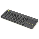 Logitech K400 Plus bežična tastatura sa touchpadom, YU, crna Slike