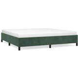  Posteljni okvir temno zelen 200x200 cm žamet, (20723466) | Shoptok.si