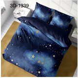 MEY HOME posteljina sa motivom zvezdanog neba 3D 200x220cm teget