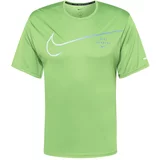 Nike Tehnička sportska majica 'Miler' plava / zelena / bijela