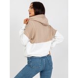 RUE PARIS Sweatshirt-RV-BL-8171.30-white-beige | Shoptok.si