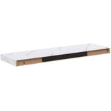  Polica na zidu Zidna montaža Bijeli mramor 90 x 23,5 x 3,8 cm | shoptok.hr