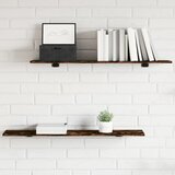 vidaXL Zidne police 4 kom boja hrasta 100x20x1 5 cm konstruirano drvo Cijene