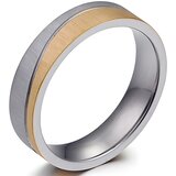 IZMAEL Muški Prsten SE-17604 - Srebrna / Zlatna / 65mm | shoptok.hr