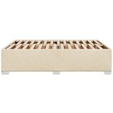  Okvir za krevet bez madraca krem 140 x 190 cm od tkanine | shoptok.hr