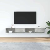 vidaXL TV ormarići 2 kom boja betona 100x31x25,5 cm konstruirano drvo | shoptok.hr