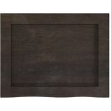  Kopalniški pult temno siv 40x30x(2-4) cm obdelan trden les | Shoptok.si