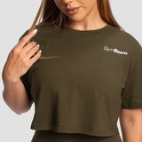 GymBeam Women‘s Limitless Cropped T-Shirt Espresso | ePonuda.com