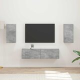  Set TV komoda 4 kom. Umjetnički hrast Konstruirano drvo | shoptok.hr