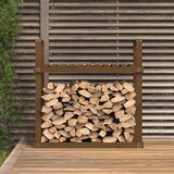  Stalak za drva za ogrjev boja meda 110x35x108,5 cm od borovine | shoptok.hr