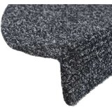 vidaXL samoljepljivi otirači za stepenice 5 kom tamnosivi 56x17x3 cm | shoptok.hr