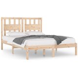  Okvir za krevet od masivne borovine 135 x 190 cm bračni | shoptok.hr