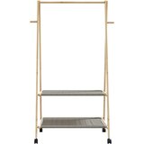  stojalo za oblačila s policami, 96x45,5x155,5 cm | Shoptok.si