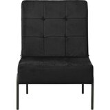 vidaXL stolica za opuštanje 65 x 79 x 87 cm crna baršunasta | shoptok.hr